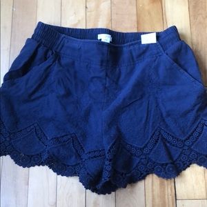 Xhilaration Blue Cotton Shorts